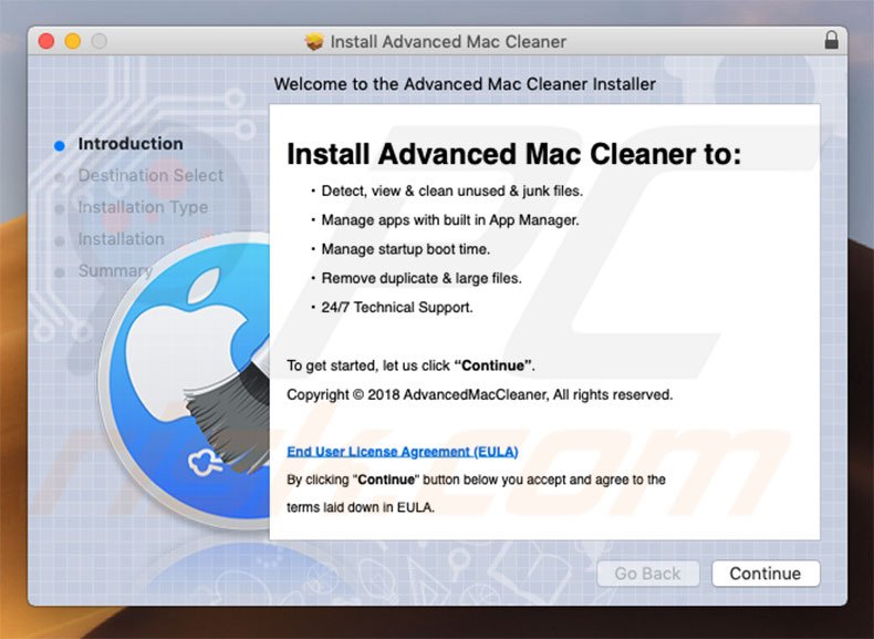 is advanced mac cleaner a virus